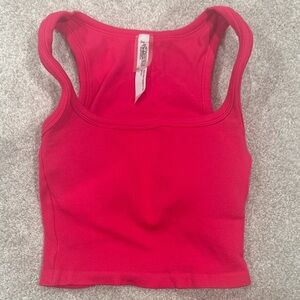 Bright Pink Women's Crop Top
